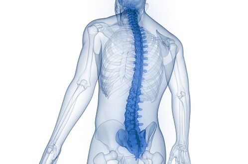 Schmerzen im unteren Rücken aufgrund von Verspannungen in der Rückenmuskulatur. 