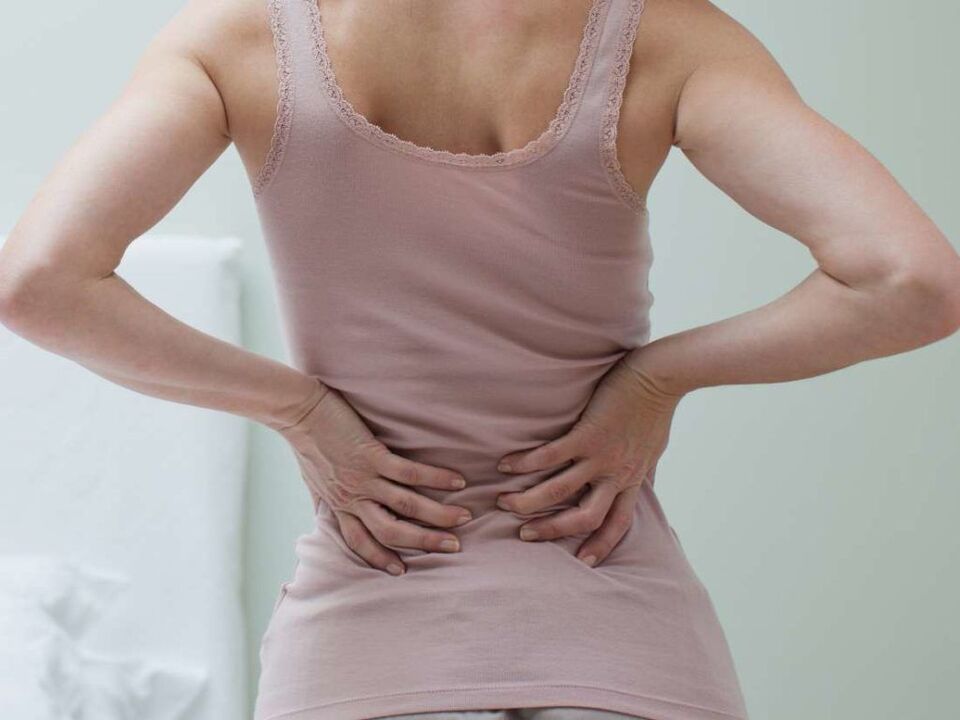 Symptome einer lumbalen Osteochondrose